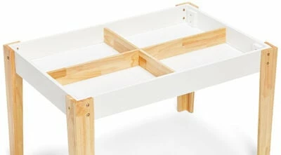 Alice & Fox Lekebord Og Stol Med Oppbevaring, Hvit 9 Alice & Fox Lekebord Og Stol Med Oppbevaring, Hvit - Bilde 9