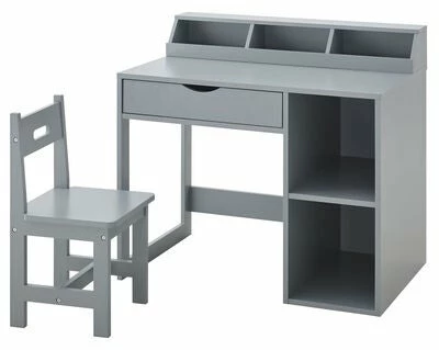 Alice & Fox Skrivebord Med Oppbevaring, Grå 2 Alice & Fox Skrivebord Med Oppbevaring, Grå - Bilde 2