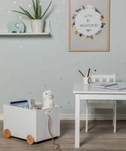 Alice & Fox Oppbevaringskasse M. Hjul, Hvit -jollyroom Butikk 702007 02 2255 3a