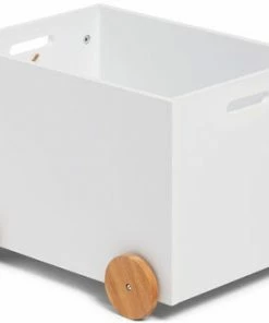 Alice & Fox Oppbevaringskasse M. Hjul, Hvit -jollyroom Butikk 702007 02 2255 4b