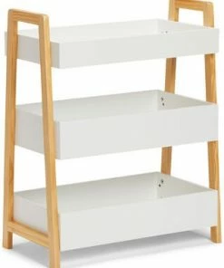 Alice & Fox Oppbevaringshylle, Hvit/Tre