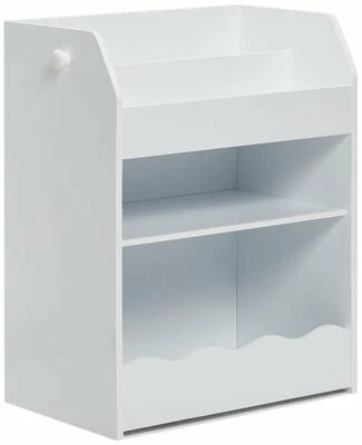 Alice & Fox Bokhylle Med Oppbevaring, Hvit 2 Alice & Fox Bokhylle Med Oppbevaring, Hvit - Bilde 2