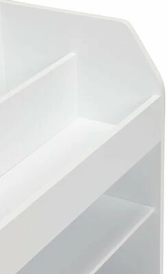 Alice & Fox Bokhylle Med Oppbevaring, Hvit 5 Alice & Fox Bokhylle Med Oppbevaring, Hvit - Bilde 5