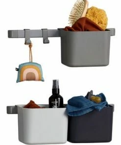 Leander Oppbevaring 3-pack Kort, Dusty Grey -jollyroom Butikk 752010 72 1128 4a