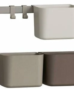 Leander Oppbevaring 3-pack Kort, Cappuccino