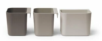 Leander Oppbevaring 3-pack Kort, Cappuccino 2 Leander Oppbevaring 3-pack Kort, Cappuccino - Bilde 2