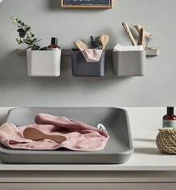 Leander Oppbevaring 3-pack Lang, Dusty Gray -jollyroom Butikk 752020 72 1128 3d