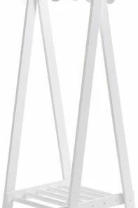 Kids Concept Klesstativ Inkl. Kleshengere 6-pk, Hvit