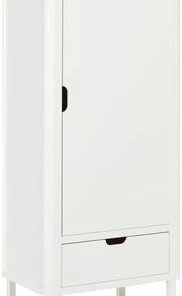 Sebra Garderobe Single Door, Classic White