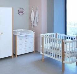 Yappy Kids Étude Kommode Med Stellebord, Hvit/Bøk -jollyroom Butikk 907982 8