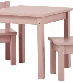 Hoppekids Bord Og Stoler Mads, Pale Mauve