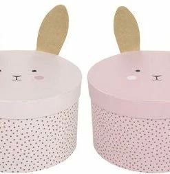 JaBaDaBaDo Oppbevaringsboks Bunny, 2-pack