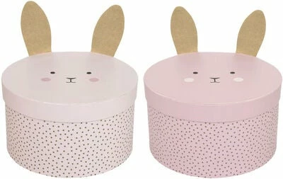JaBaDaBaDo Oppbevaringsboks Bunny, 2-pack 1 JaBaDaBaDo Oppbevaringsboks Bunny, 2-pack