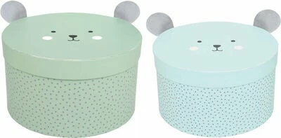 JaBaDaBaDo Oppbevaringsboks Teddy, 2-pack 1 JaBaDaBaDo Oppbevaringsboks Teddy, 2-pack