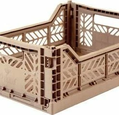 Aykasa Midi Oppbevaringskasse, Warm Taupe