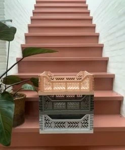 Aykasa Midi Oppbevaringskasse, Baby Pink -jollyroom Butikk AYK38 4258 3b