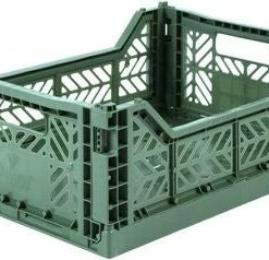 Aykasa Midi Oppbevaringskasse, Almond Green