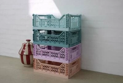 Aykasa Midi Oppbevaringskasse, Almond Green 2 Aykasa Midi Oppbevaringskasse, Almond Green - Bilde 2