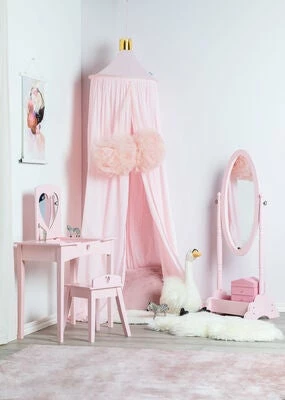 Alice & Fox Sminkebord Med Stol, Rosa 2 Alice & Fox Sminkebord Med Stol, Rosa - Bilde 2