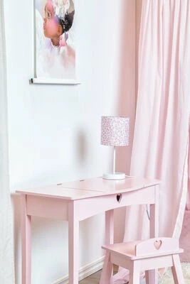 Alice & Fox Sminkebord Med Stol, Rosa 6 Alice & Fox Sminkebord Med Stol, Rosa - Bilde 6