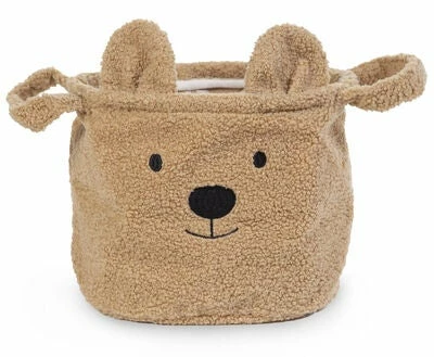 Childhome Oppbevaringskurv Teddy 25x20, Beige 1 Childhome Oppbevaringskurv Teddy 25x20, Beige