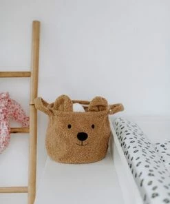Childhome Oppbevaringskurv Teddy 25x20, Beige 8 Childhome Oppbevaringskurv Teddy 25x20, Beige -jollyroom Butikk CCBTB20 3215 3b