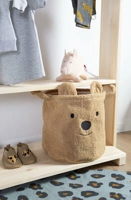 Childhome Oppbevaringskurv Teddy 30x30, Beige 2 Childhome Oppbevaringskurv Teddy 30x30, Beige - Bilde 2