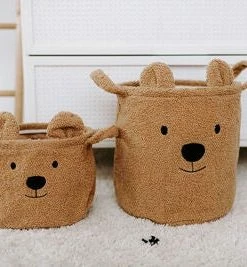 Childhome Oppbevaringskurv Teddy 30x30, Beige 9 Childhome Oppbevaringskurv Teddy 30x30, Beige -jollyroom Butikk CCBTB30 3215 3b