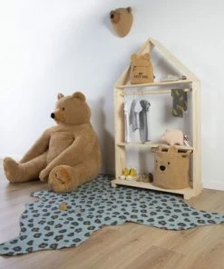 Childhome Oppbevaringskurv Teddy 30x30, Beige 11 Childhome Oppbevaringskurv Teddy 30x30, Beige -jollyroom Butikk CCBTB30 3215 3d