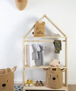 Childhome Oppbevaringskurv Teddy 40x40, Beige 9 Childhome Oppbevaringskurv Teddy 40x40, Beige -jollyroom Butikk CCBTB40 3215 3d