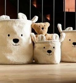 Childhome Teddy Kurv Liten, Off White 5 Childhome Teddy Kurv Liten, Off White -jollyroom Butikk CCBTW20 3215 3b