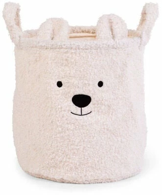 Childhome Oppbevaringskurv Teddy, Off-white 1 Childhome Oppbevaringskurv Teddy, Off-white