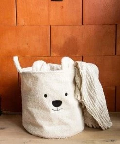 Childhome Teddy Oppbevaringskurv Stor, Off White 5 Childhome Teddy Oppbevaringskurv Stor, Off White -jollyroom Butikk CCBTW40 3215 4a