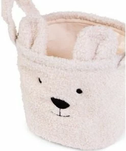 Childhome Oppbevaringskurv 3-pakning Teddy, Off-white -jollyroom Butikk CCBTWSET 3215 4c
