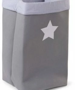 Childhome Oppbevaringsboks Stor, Grey Stripes