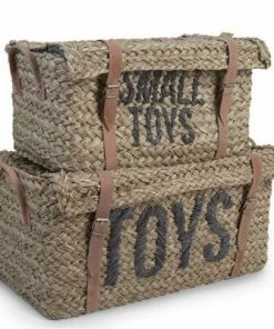 Childhome Oppbevaringsboks 2 Pack Small Toys