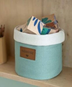 Nobodinoz Tango Oppbevaringskurv 24x19, Grønn -jollyroom Butikk D17TANGOMEDIUM 009 3758 3b