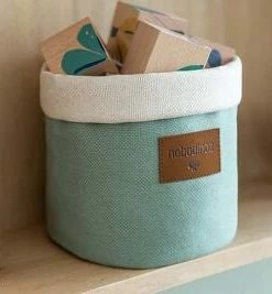 Nobodinoz Tango Oppbevaringskurv 24x19, Grønn -jollyroom Butikk D17TANGOMEDIUM 009 3758 3d