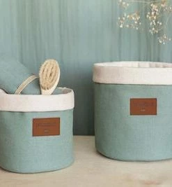 Nobodinoz Tango Oppbevaringskurv 24x19, Grønn -jollyroom Butikk D17TANGOMEDIUM 009 3758 3g