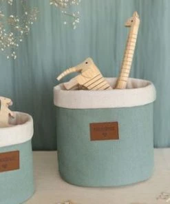 Nobodinoz Tango Oppbevaringskurv 24x19, Grønn -jollyroom Butikk D17TANGOMEDIUM 009 3758 3h