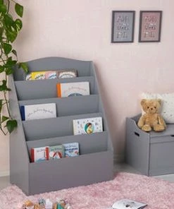 Alice & Fox Nova Bokhylle, Grå -jollyroom Butikk FNS003 GREY 2194 3b