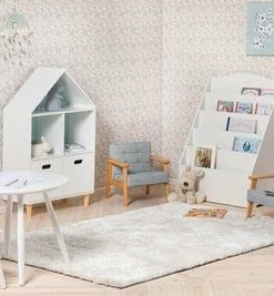 Alice & Fox Nova Gulvbokhylle, Hvit -jollyroom Butikk FNS003 White 2194 3a