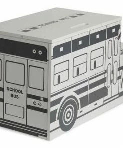 Alice & Fox Lekekasse Skolebuss, Svart/Hvit 9 Alice & Fox Lekekasse Skolebuss, Svart/Hvit -jollyroom Butikk FS272 W 2194 4b