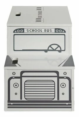 Alice & Fox Lekekasse Skolebuss, Svart/Hvit 4 Alice & Fox Lekekasse Skolebuss, Svart/Hvit - Bilde 4