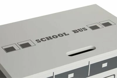 Alice & Fox Lekekasse Skolebuss, Svart/Hvit 5 Alice & Fox Lekekasse Skolebuss, Svart/Hvit - Bilde 5