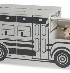 Alice & Fox Lekekasse Skolebuss, Svart/Hvit 13 Alice & Fox Lekekasse Skolebuss, Svart/Hvit -jollyroom Butikk FS272 W 2194 4f