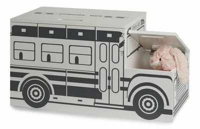 Alice & Fox Lekekasse Skolebuss, Svart/Hvit 7 Alice & Fox Lekekasse Skolebuss, Svart/Hvit - Bilde 7