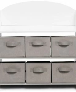 Cloudberry Castle Bokhylle Med Oppbevaring, Grå -jollyroom Butikk FSR020 Grey 2194 4a