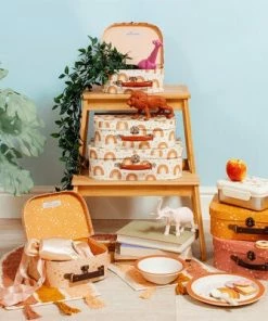 Sass & Belle Veske I Regnbuemønster - Tre Deler -jollyroom Butikk GIF109 3412 3a