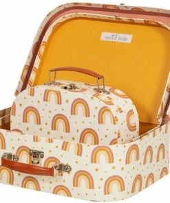 Sass & Belle Veske I Regnbuemønster - Tre Deler -jollyroom Butikk GIF109 3412 4b